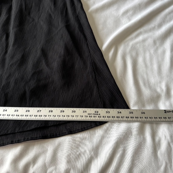 Ricki's‎ Women's Crinkled Button Midi Skirt Black Large Whimsigoth Office Chic - Picture 12 of 13